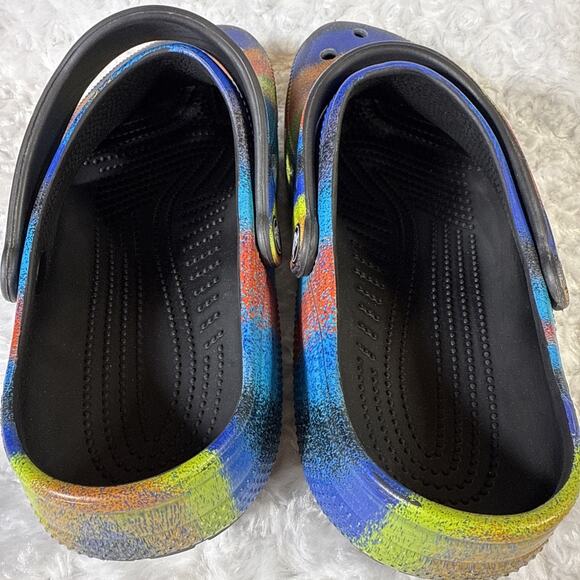 Crocs Spray Dye Clog Mens 10 Womens 12 Classic 208054-0C4 New Slip On M10 W12 - Picture 4 of 6